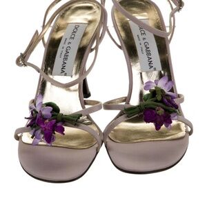 Dolce & Gabbana Women's Purple Floral Sandals